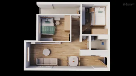 Bán gấp căn 54.2m2 view công viên 1 tỷ 299 cách vinhomes vũ yên 1km