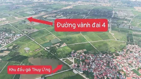 Rẻ nhất đấu giá thụy ứng, ko có lô nào rẻ hơn chỉ 87tr/m, sát vđ4, đối diện khu đô thị vin olympic