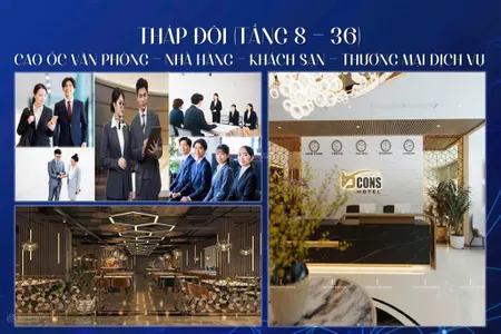 Suất nội bộ căn góc 2pn view tháp đôi bcons center city