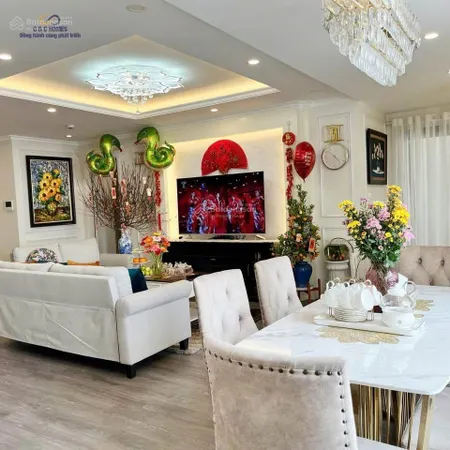 Chính chủ bán căn 4 ngủ tòa amber 154m2, nhà đẹp full nội thất, sẵn sổ đỏ giao dịch 0968 602 ***
