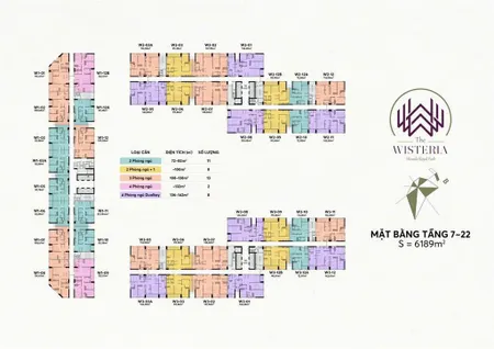 Cần bán căn chung cư 2pn the wisteria,6.6tỷ,83m2 ở di trạch, hoài đức