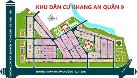 Bán nhà phố kdc khang an, mt đường số 2 (lg 16m) dt 144m2 (6x24), xd 3 tầng, st, đã có sổ hồng
