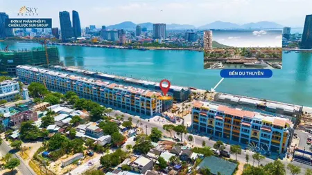 Căn góc 3 tầng sun symphony ngang 9.7m nhìn thẳng bến du thuyền sông hàn ck 12%tặng vàng sổ lâu dài