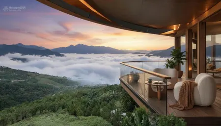 Sở hữu đất nhà vườn trên mây tại bảo lâm, dành cho người thích vị trí độc tôn, 1000m2 tặng nhà gỗ