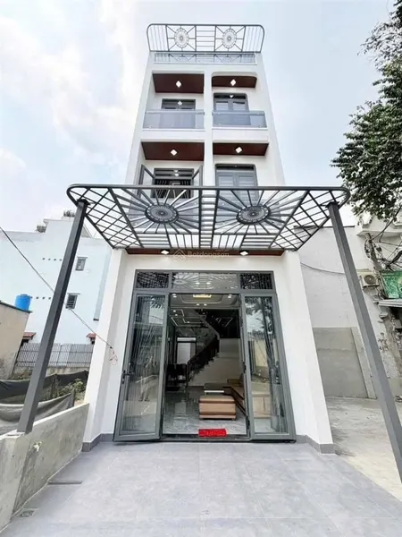 Nhà phố thới an 5 4m x 21m đúc 3 tầng lầu hxh 6m
