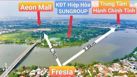 Fresia riverside nằm ven sông đồng nai giá 2ty cho căn 2pn