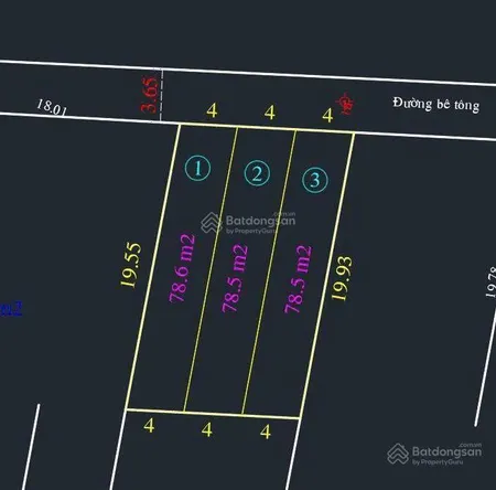 Bán đất an bình phường mão điền bắc ninh dt 78m ô tô thông gàn khu công nghiệp thuận thành 2