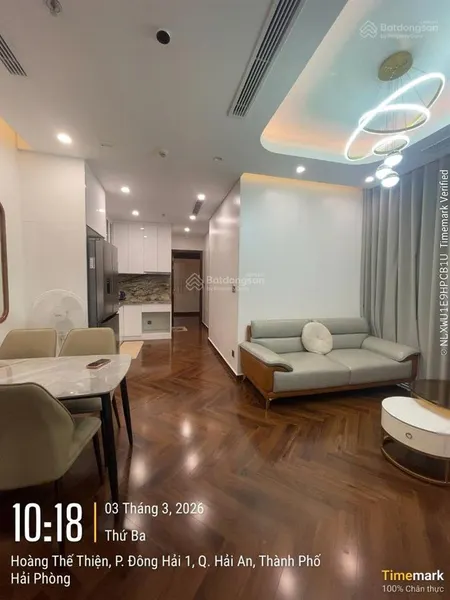 Căn hộ hạng sang đẳng cấp nhất hải phòng 56m2 2pn view cao cấp giá chỉ 3,6 tỷ