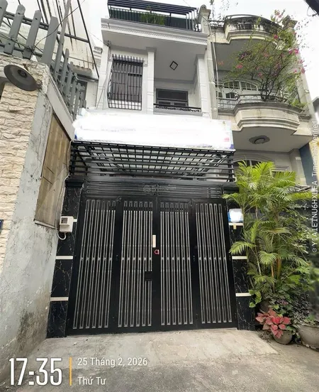 Hiếm! nhà 4 tầng hẻm 6m ô tô thông gần công viên làng hoa chỉ 6,65 tỷ