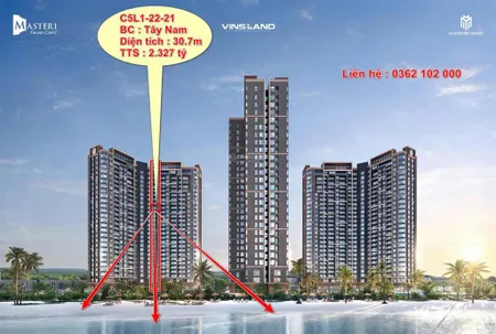 Studio view trực diện hồ tạo sóng không chênh căn hiếm tại masteri ocp2