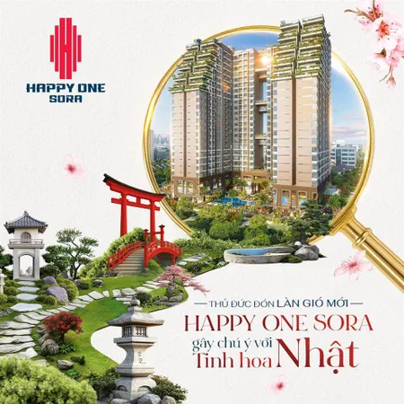 Bán gấp căn 2pn happy one sora, linh xuân, thủ đức. giá siêu mềm chỉ 2,950 tỷ 100%. thanh toán 15%