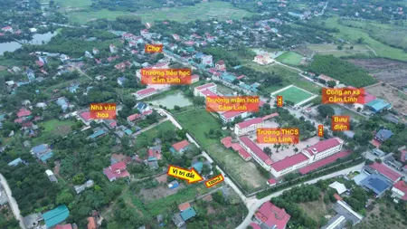 Bán đất trung tâm xã cẩm lĩnh vị trí vàng giá tốt