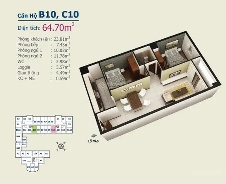 Bán căn hộ tại cao ốc đầu tiên hóc môn 65m2 với 2pn2wc giá 1.5 tỷ nhận nhà ngay