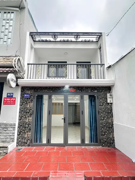 Nhà nguyên căn mới tinh, 2 phòng ngủ, hẻm xe hơi đường Huỳnh Thiện Lộc, Tân Phú.
