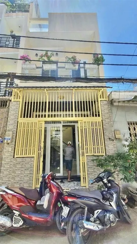 Cho thuê nhà 1 trệt 1 lầu 2pn 3wc mặt tiền hẻm xe hơi huỳnh tấn phát quận 7