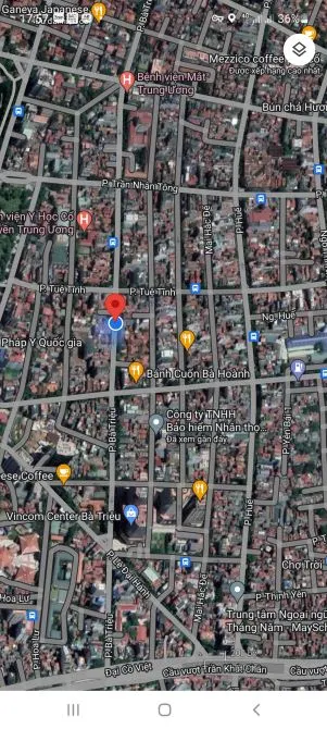 Cho thuê văn phòng 141 Bà Triệu, HBT, 100m2 thông sàn, mt 7m, trần sàn, điều hòa, giá 23tr