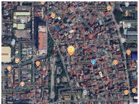 Bán đất 62.2m² full thổ cư ngang 3,5m giá 17 tỷ tại Đường Minh Khai Phường Vĩnh Tuy