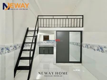 Phòng tro full nội thất, gác cao rộng rãi ngay Hương Lộ 2 - Ngã tư 4 xã