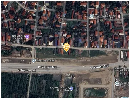 Bán đất 162m² full thổ cư ngang 9m giá 9.6 tỷ tại Đường Nguyễn Trãi Xã Việt Tiến