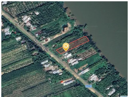 Bán đất 2432.4m² có sẵn 499m² thổ cư ngang 22m giá 5.94 tỷ tại Đường Nam Sông Hậu Xã Long Phú