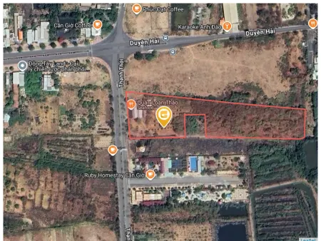 Bán đất 12813,6m² ngang 69m giá 256 tỷ tại Đường Thạnh Thới Xã Cần Giờ