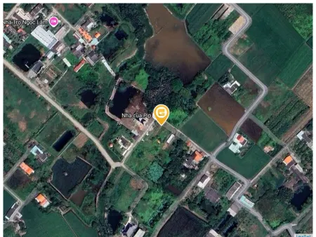 Nền góc Thổ cư 55m² ngang 9,9m, Giá 295 triệu - xã Nhựt Tảo, Tây Ninh, cách 900m đường ĐT 832