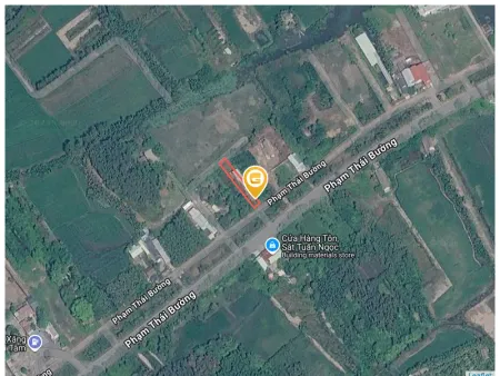 Bán đất 383.5m² có sẵn 60m² thổ cư ngang 6.8m tại Đường Phạm Thái Bường Xã Đại Phước