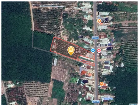 Bán đất 230m² có sẵn 100m² thổ cư ngang 5m giá 780 triệu tại Xã Phước Thành