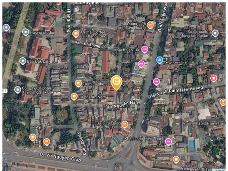 Bán đất 68m² có sẵn 60m² thổ cư ngang 4m giá 2.75 tỷ tại Phường Buôn Ma Thuột