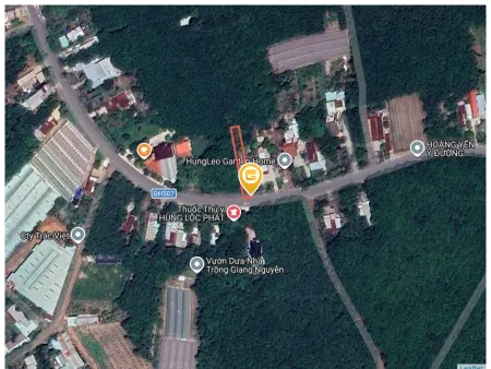 Bán đất 555m² có sẵn 100m² thổ cư ngang 7m giá 760 triệu tại Xã Phước Thành