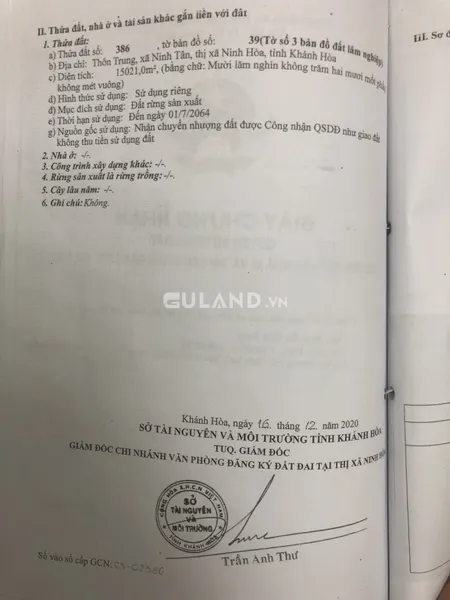 1.3 tỷ dc gần 5 hec triền sơ có núi rừng quy cln thắng