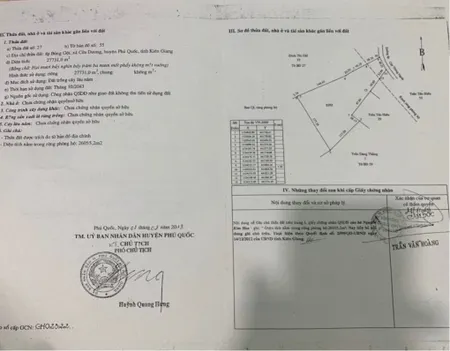 Bán  đất nông nghiệp 27731m² , giá 180.251 tỷ tại đường Búng Gội, Xã Cửa Dương, Thành phố Phú Quốc, Kiên Giang