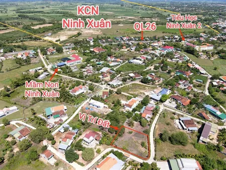 0938.113.403 Bán đất full 100% thổ cư 2 mặt tiền bê tông Ninh Xuân
