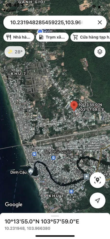 Bán bán  đất nông nghiệp 129m² , giá 3.5 tỷ tại đường khu phố 10, Thị trấn Dương Đông, Thành phố Phú Quốc, Kiên Giang