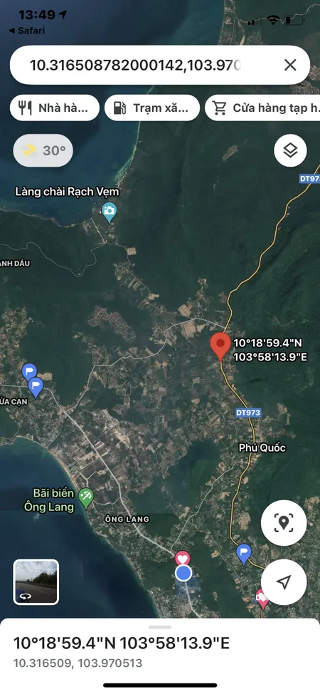 Bán  đất thổ cư 4931m² , giá 27.55 tỷ tại đường Dương Đông Bắc Đảo, Xã Cửa Dương, Thành phố Phú Quốc, Kiên Giang