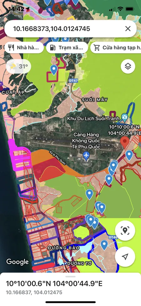 Bán bán  đất thương mại dịch vụ 516.1m² , giá 3.5 tỷ tại đường ĐT 46, Xã Dương Tơ, Thành phố Phú Quốc, Kiên Giang