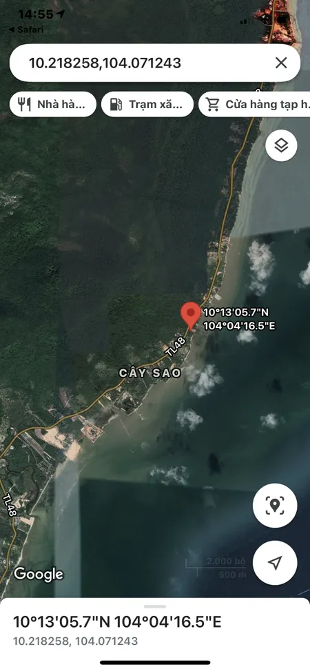 Bán bán  đất nông nghiệp 6544m² , giá 124.336 tỷ tại đường Cây Sao, Xã Hàm Ninh, Thành phố Phú Quốc, Kiên Giang