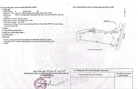 Gia đình e cần bán đất 2 mặt tiền đường QL28B