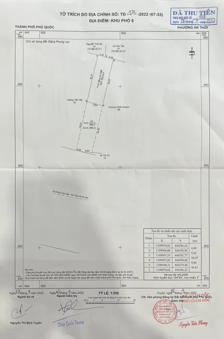 Bán  đất nông nghiệp 596m² , giá 22 tỷ tại đường Đại Lộ Cửa Lấp - An Thới, Thị trấn An Thới, Thành phố Phú Quốc, Kiên Giang