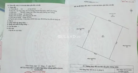 Bán 500m đất ông lang xã cửa dương tp Phú quốc giá tốt