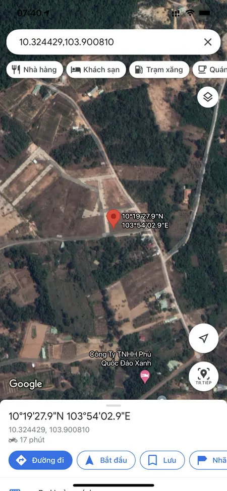 Bán  đất thương mại dịch vụ 3053m² , giá 10 tỷtại đường ấp 4, Xã Cửa Cạn, Thành phố Phú Quốc, Kiên Giang