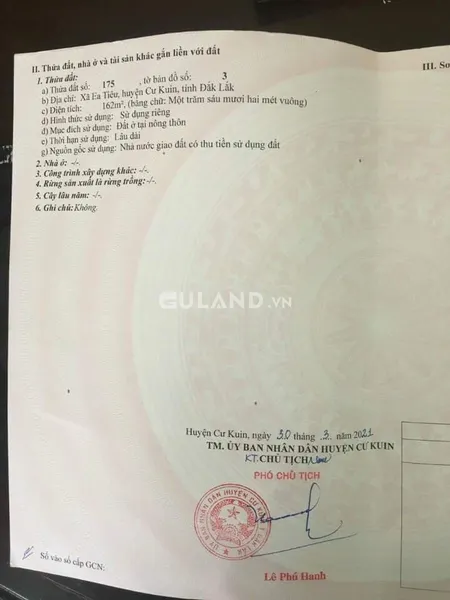 10*16 góc 2 mặt tiền 500tr tại eatieu