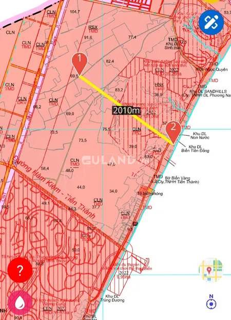 Cần tiền trị bệnh-Đất gần DT719B-Tiến Bình-Tiến Thành-Phan Thiết-DT 8,4 sào+1,2Ha