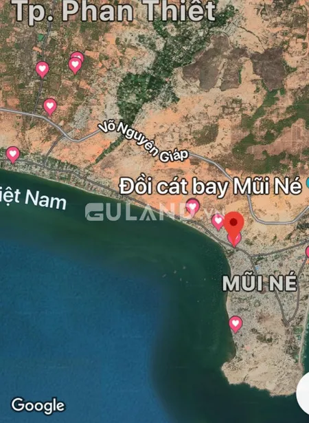 Hạ Giá Sốc-Đất mặt tiền Nguyễn Thanh Hùng-Mũi Né-Phan Thiết-DT 1.790m2.