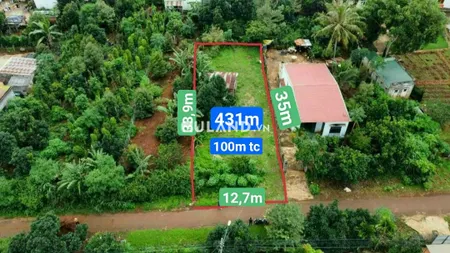 825 triệu sở hữu lô đất 12.7*35 tc 100 đầy đủ tiện ích tại eatar