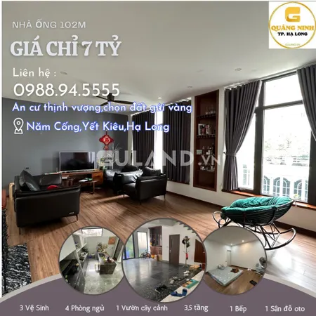 💥Hàng hot💥Bán nhà 3,5 tầng Yết Kiêu,Hạ Long,Quảng Ninh