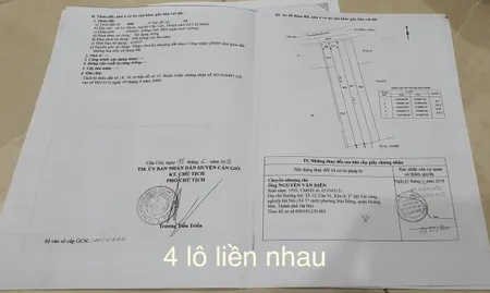 Bán  đất thổ cư 1000m² , giá 6.1 tỷ tại đường Lý Nhơn, Xã Lý Nhơn, Huyện Cần Giờ, TP. Hồ Chí Minh
