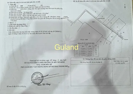 Bán  đất thổ cư 2043m² , giá 11.3 tỷ tại, Xã Lý Nhơn, Huyện Cần Giờ, TP. Hồ Chí Minh