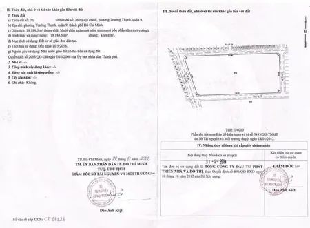 Chuyển nhượng Qủy đất giáo dục,Trường thạnh Q9