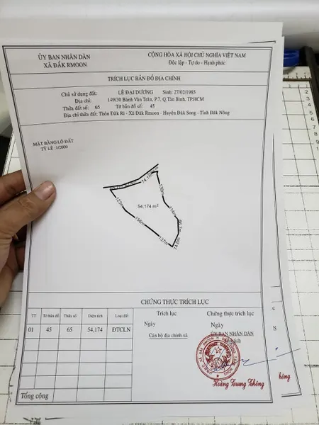 Bán  đất nông nghiệp 50000m² , giá 2.5 tỷ tại, Huyện Đắk Song, Đắk Nông
